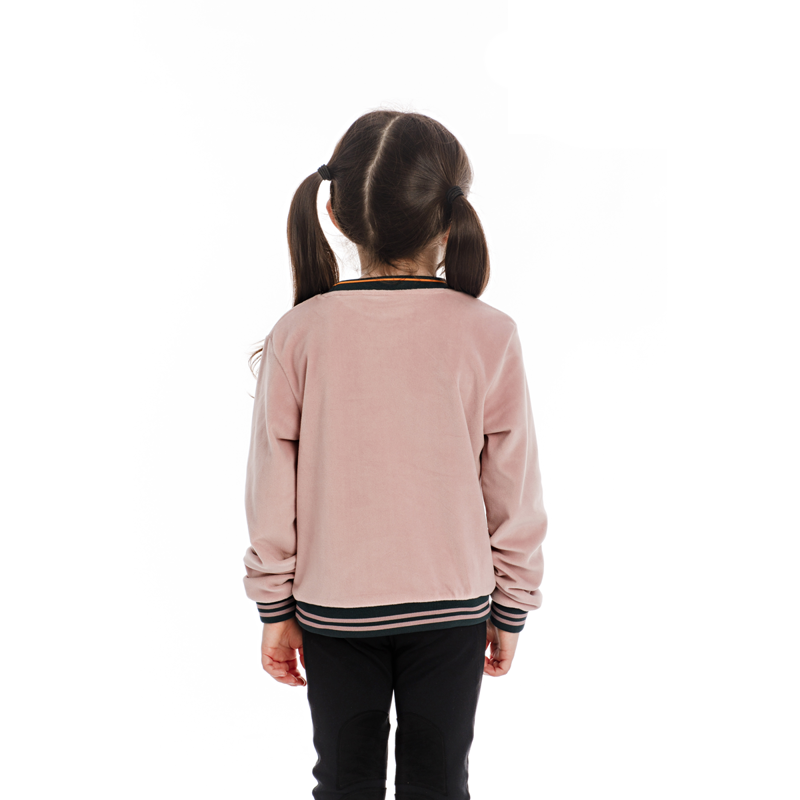 Horseware Kids Velvet Touch Crew Neck Jumper - Lilac-1